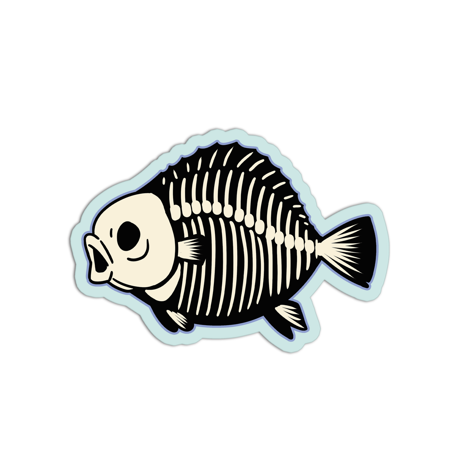 Fish Skeleton Animal Stickers