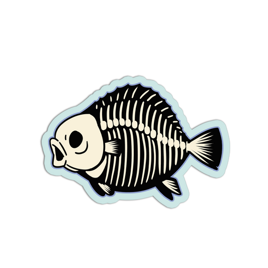 Fish Skeleton Animal Stickers