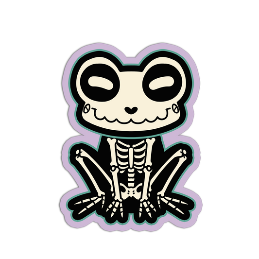 Frog Skeleton Animal Stickers