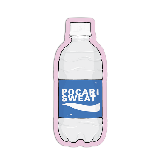 Blue Wave Refresh Asian Drinks Stickers