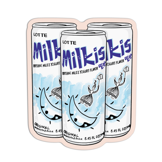 Milky Fizz Asian Drinks Stickers