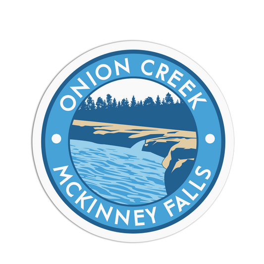 Onion Creek Austin Travel Stickers