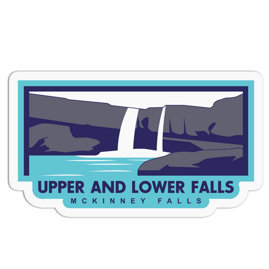 Twin Falls Austin Travel Stickers