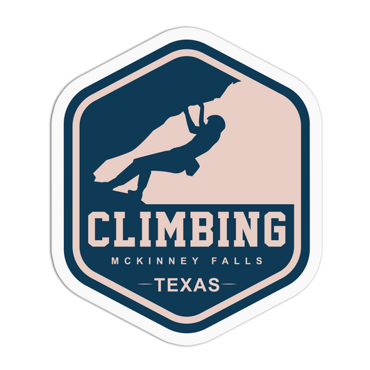 Overhang Hex Austin Travel Stickers