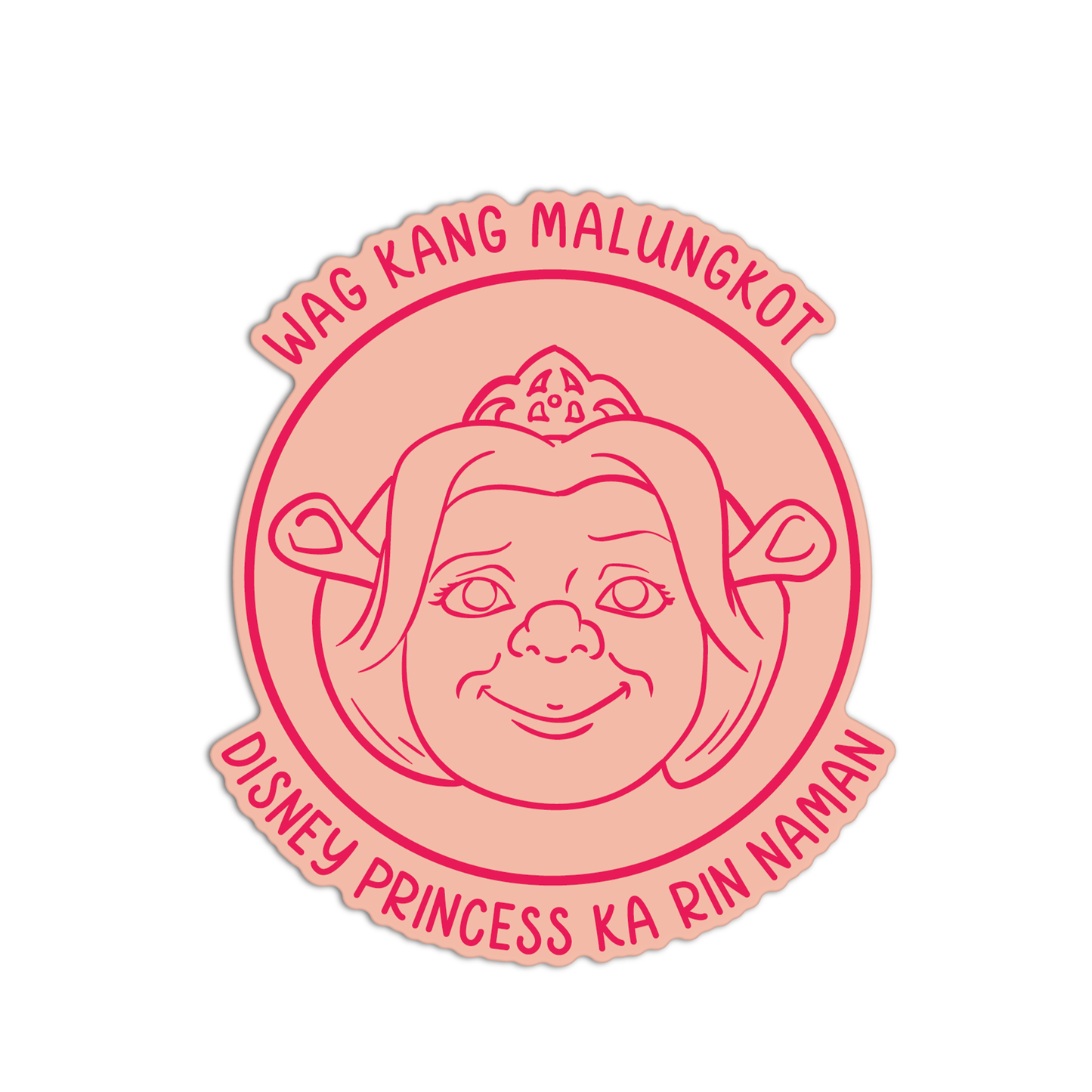 Wag Kang Malungkot Quotes For Coffee Sticker