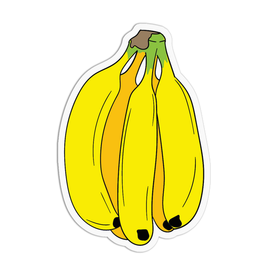 Illustration of a bunch of bananas on a transparent background