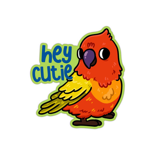 Bird Hey Cutie Sticker