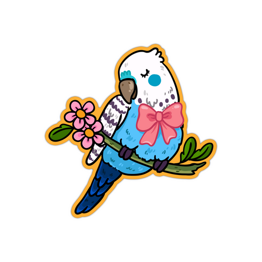 Sleeping Bird Sticker