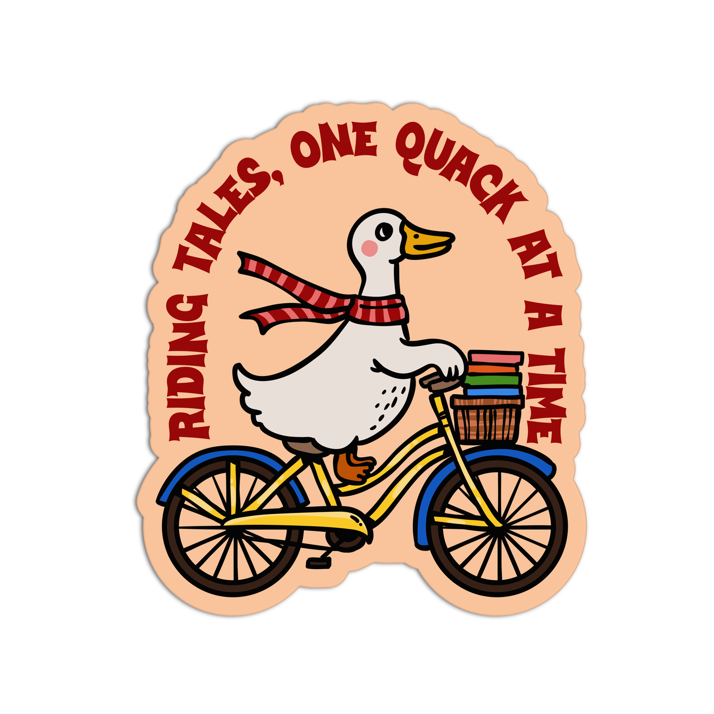 Riding Tales One Quack At A Time Books And Readings Sticker
