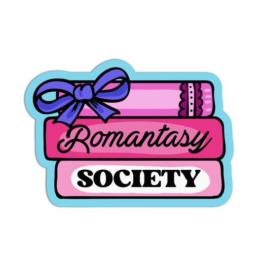 Romantasy Society Books And Readings Sticker