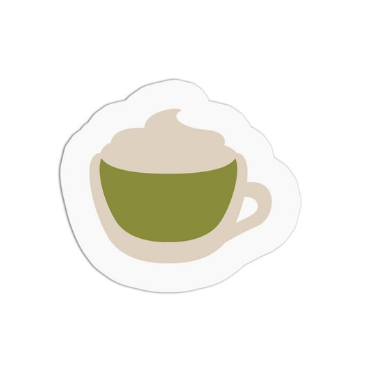 Matcha Latte Coffee Stickers