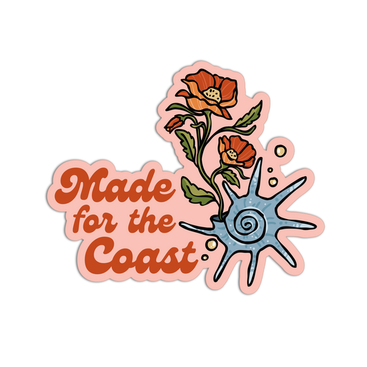 Coastal Poppy - Cali Beach Sticker
