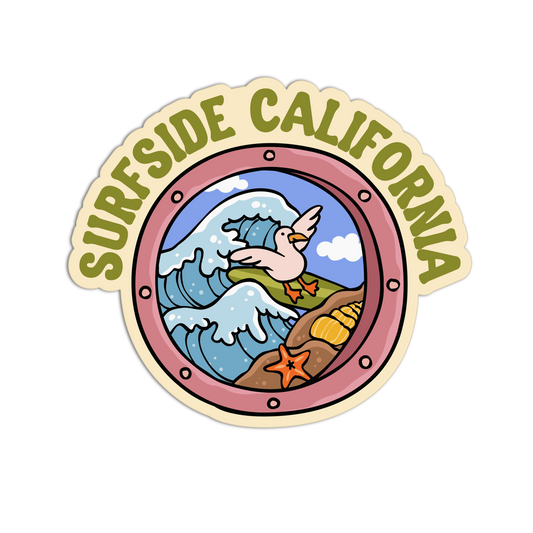 Surfside Gull - Cali Beach Sticker