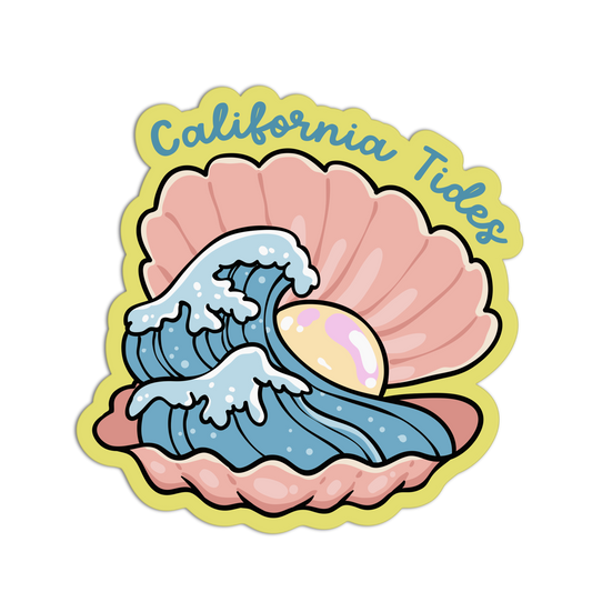Ocean Clam - Cali Beach Sticker