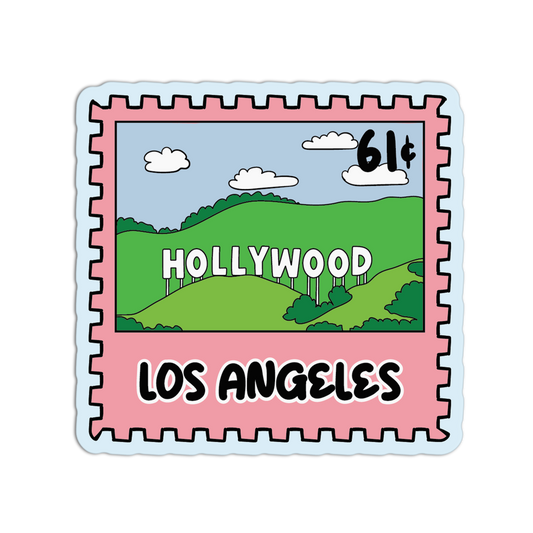 Tinseltown Terrain California Stamp Sticker