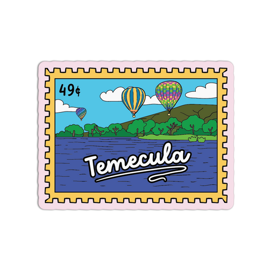 Temecula Skies California Stamp Sticker