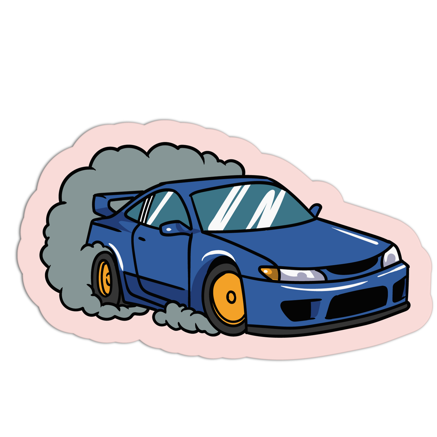 Nissan Silvia S15 - Car Meet Sticker