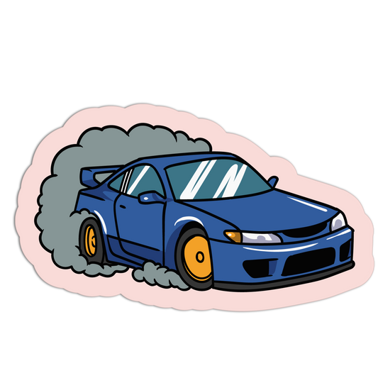 Nissan Silvia S15 - Car Meet Sticker