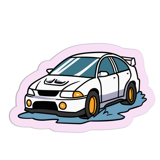 Mitsubishi Evo - Car Meet Sticker