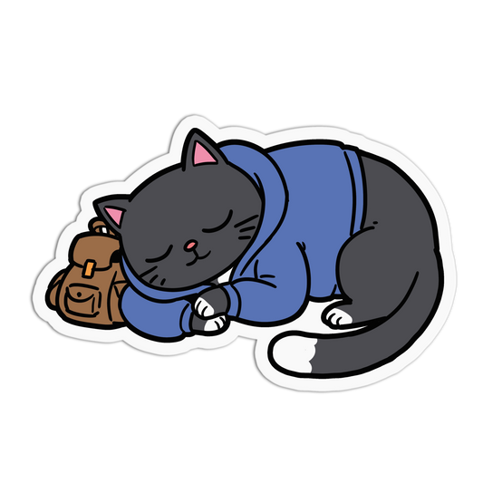 Napping Backpack Void Cute Catz Playful Kitty Sticker