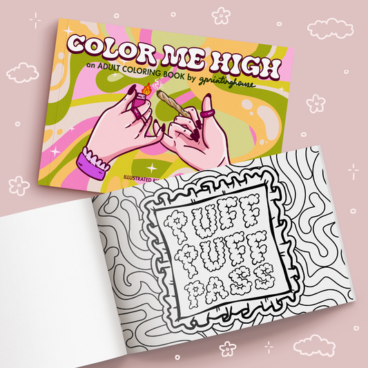 Color Me High Coloring Book