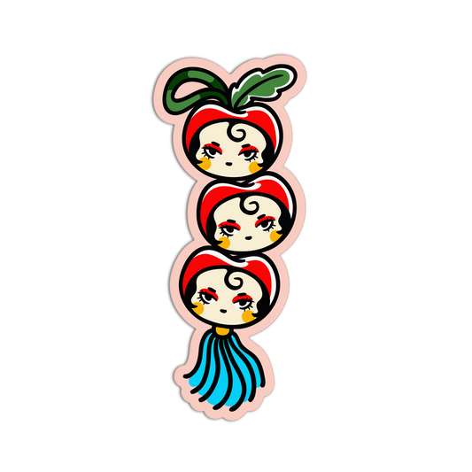 Triple Doll - Cherry Tattoo Sticker