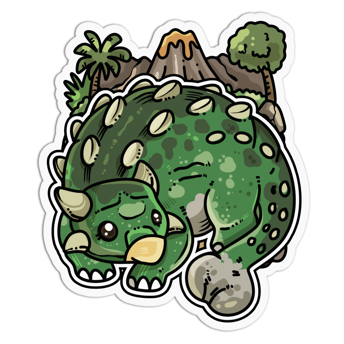 Club Tail - Chibi Dinos Sticker