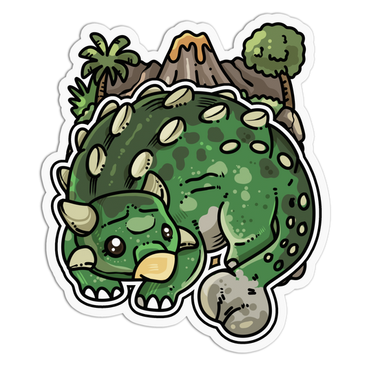 Club Tail - Chibi Dinos Sticker