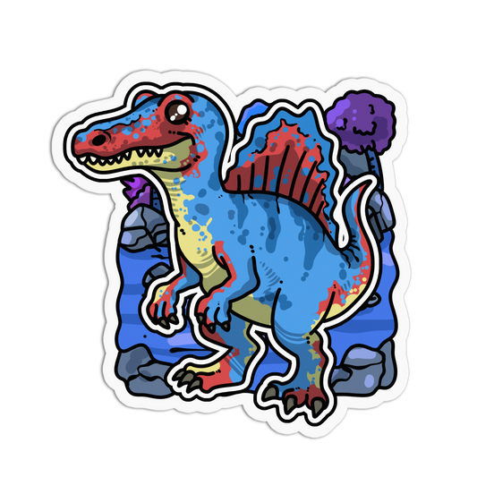Sail Fin - Chibi Dinos Sticker