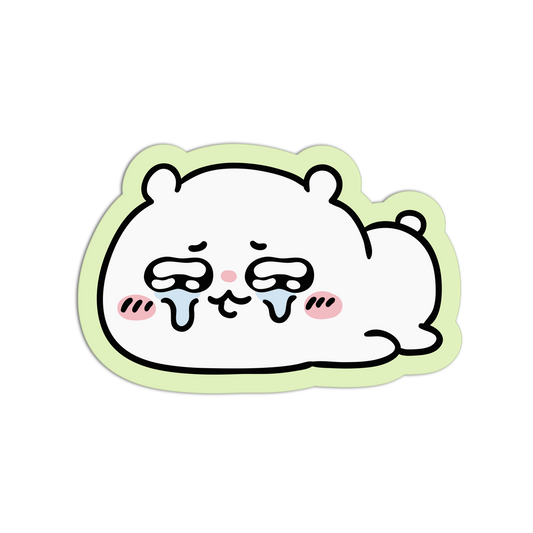 Crying Bear Chiikawa And Friends Sticker
