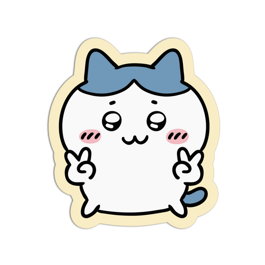 Peace Sign Chiikawa And Friends Sticker