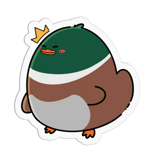 Royal Mallard Duck Bird Sticker