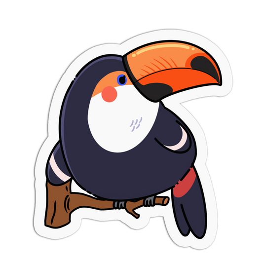 Tropical Toucan Bird Sticker