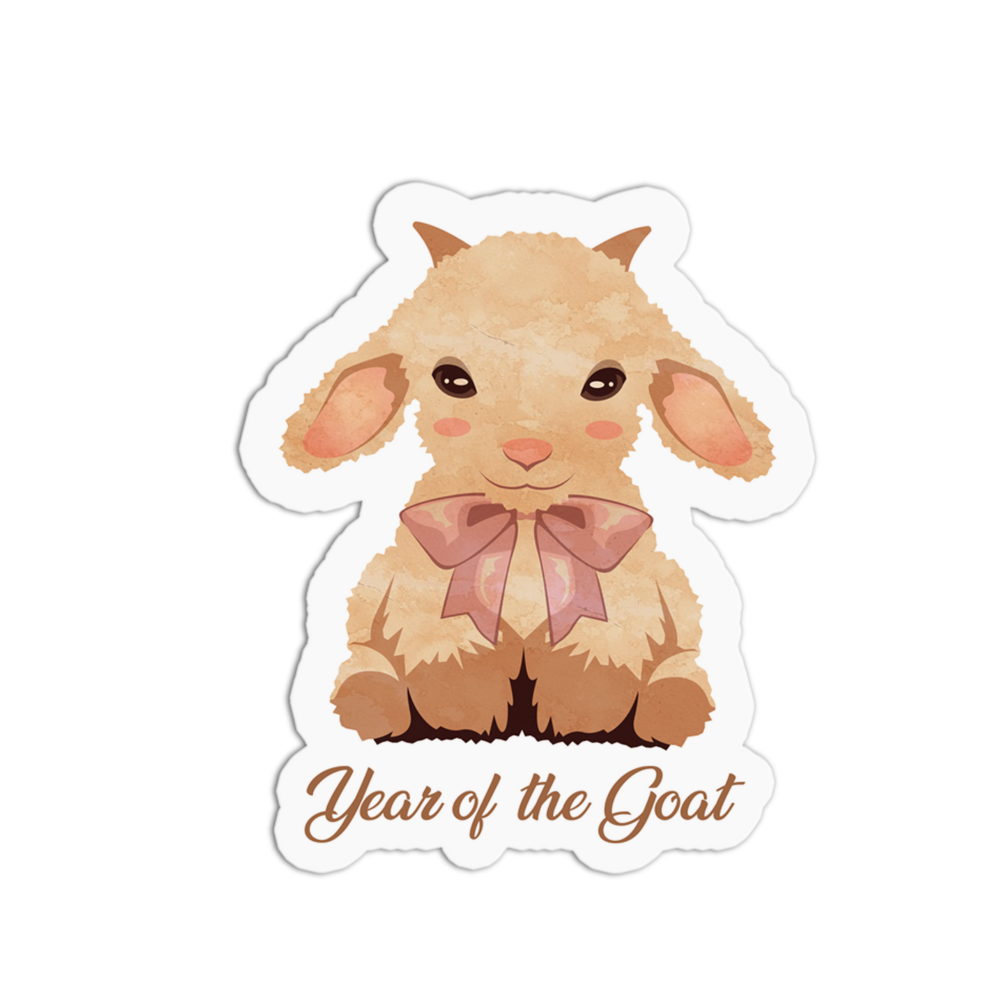 Year of the Goat Chinese Zodiac Sticker