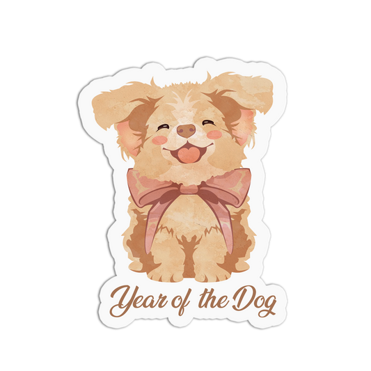 Year of the Dog Chinese Zodiac Sticker