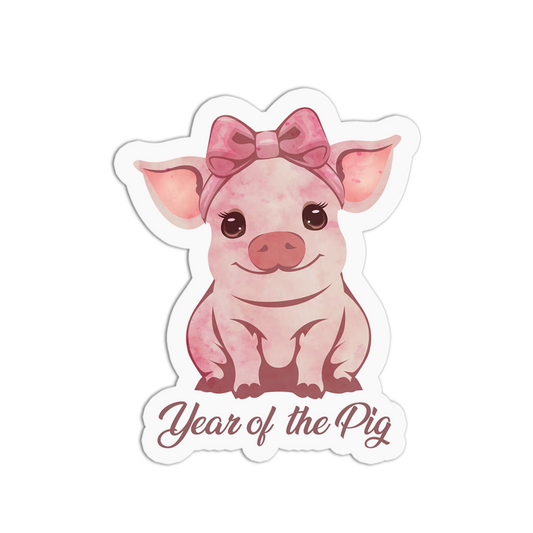 Year of the Pig Chinese Zodiac Sticker
