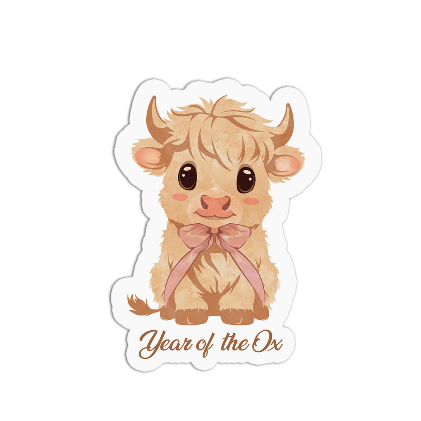 Year of the Ox Chinese Zodiac Sticker
