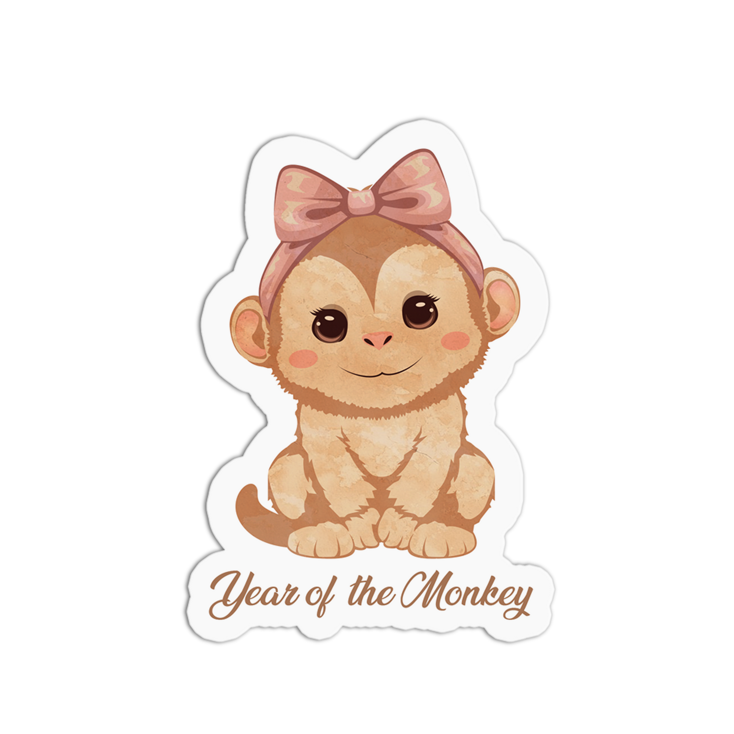 Year of the Monkey Chinese Zodiac Sticker