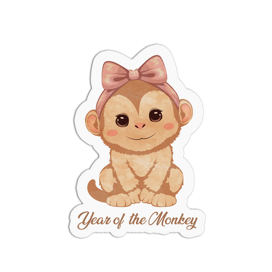 Year of the Monkey Chinese Zodiac Sticker