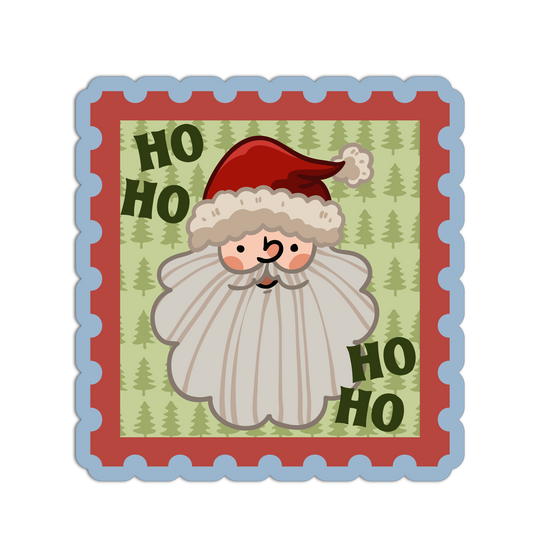 Ho-Ho-Holiday Christmas Stamp Sticker
