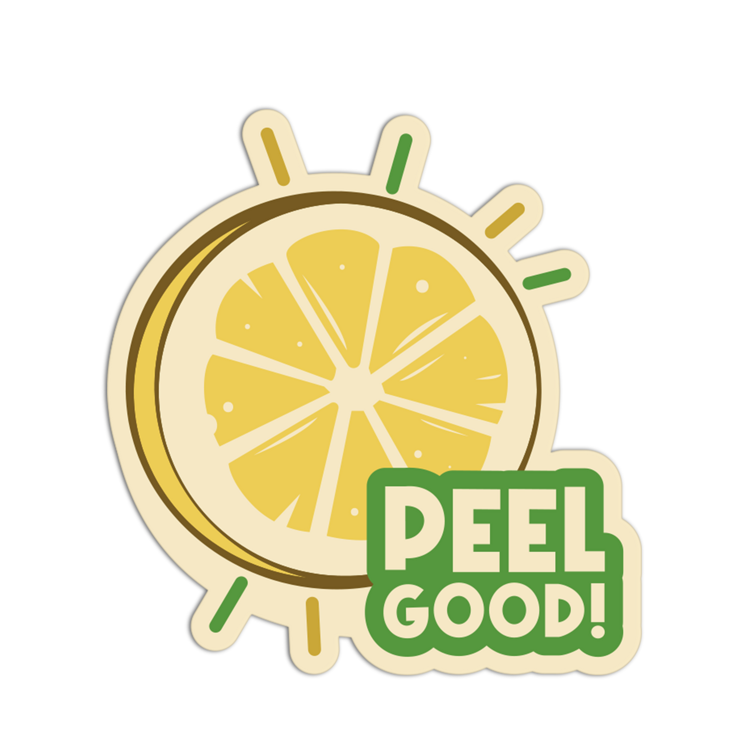 Peel Good Lemon - Citrus Sticker
