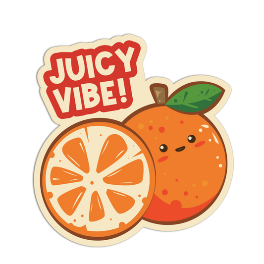 Juicy Vibe Orange Duo - Citrus Sticker