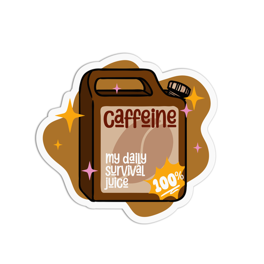 Caffeine New Coffee Sticker