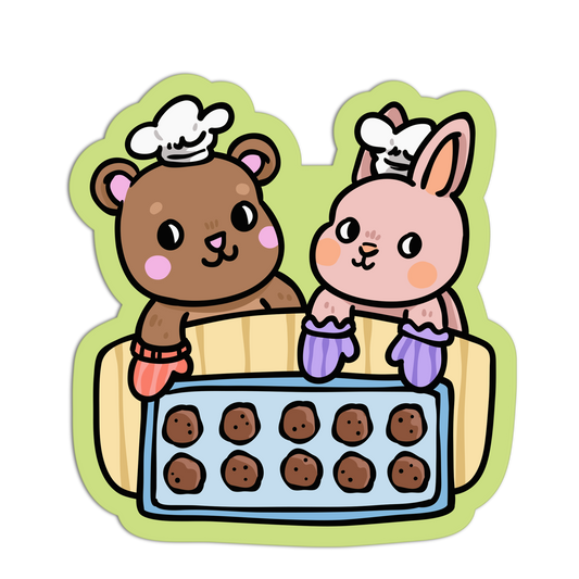 Cookie Bakers Duo Coquette Baking Stickers