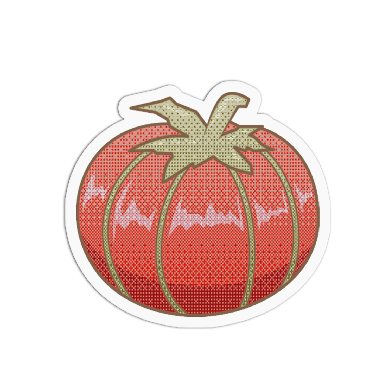 Red Tomato Needlework Cross Stitch Sticker