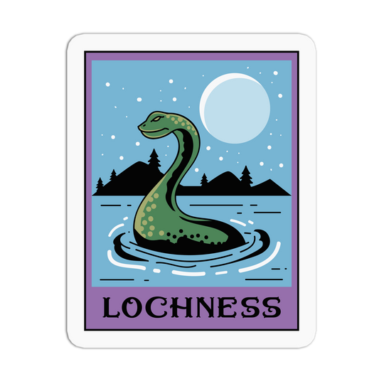 World Loch Ness Cryptid Tarot Cards Sticker