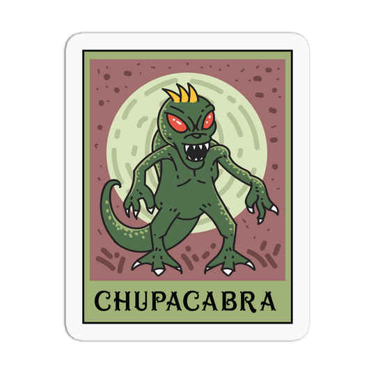 Night Hunter Chupacabra Cryptid Tarot Cards Sticker
