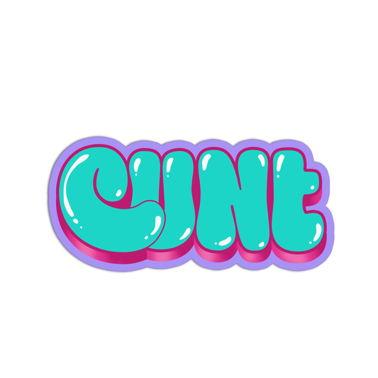 Cunt Curse Words Sticker