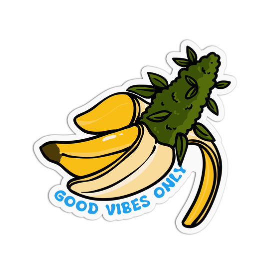 Good Vibes Only Canna Sticker