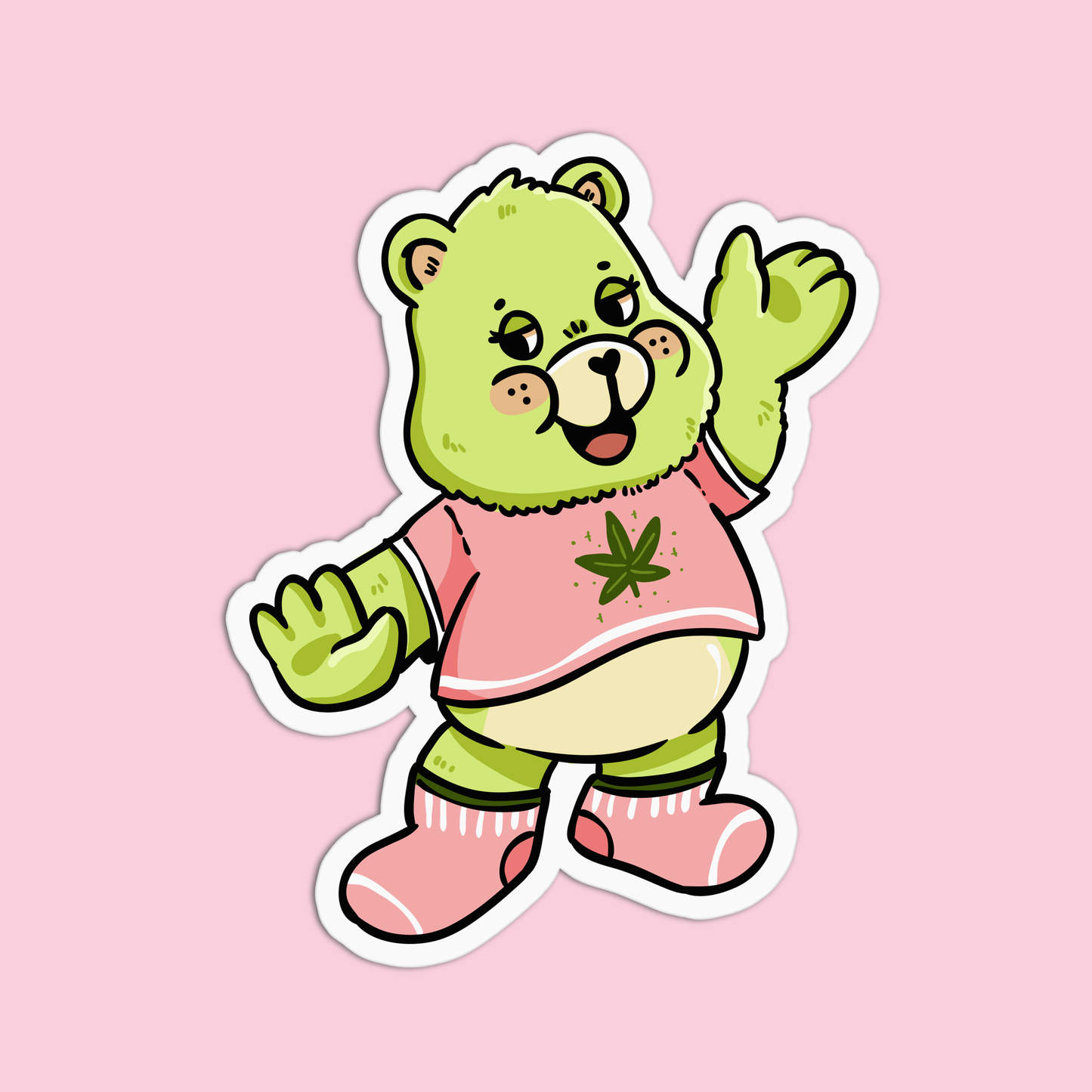 Care Bear Canna Sticker
